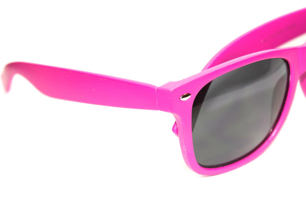 Neon pink store wayfarer sunglasses