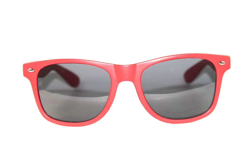 Wayfarer Sunglasses Red w/ Matte Finish