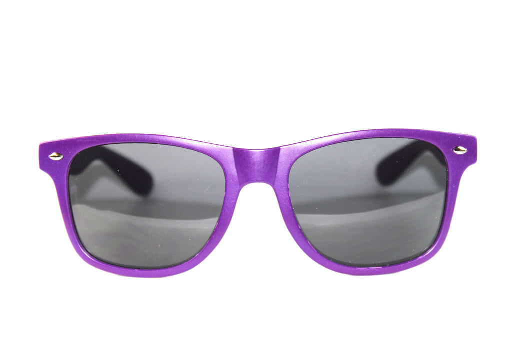 Wayfarer Sunglasses Purple w/ Matte Finish