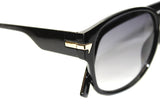Oversized Women's Sunglasses in Shiny Black