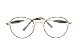 John Lennon Glasses - Gold/Black (50mm) Eyeglasses