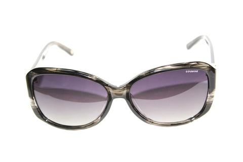 grey tortoise havana oversized polarized sunglasses 59mm front view