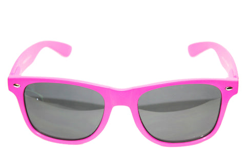 Wayfarer Sunglasses Neon Pink with Matte Finish 54mm
