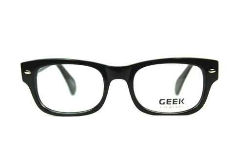 GEEK "Shagadelic" Black Wayfarer Eyeglasses
